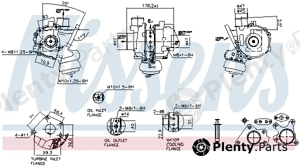 Nissens 93550 — Charger, charging (supercharged/turbocharged) ** FIRST FIT **