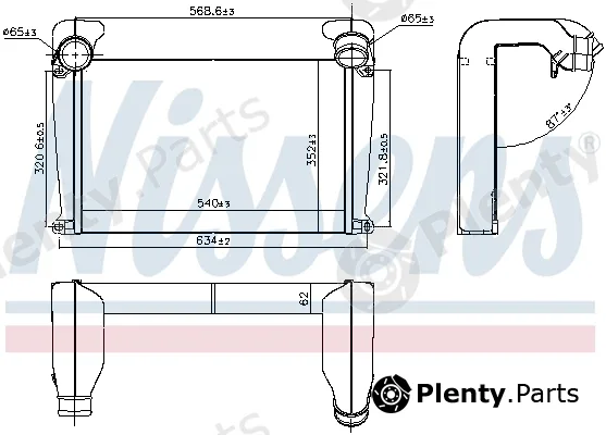 Nissens 96986 — Charge Air Cooler