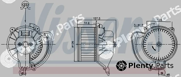 Nissens 87220 — Interior Blower