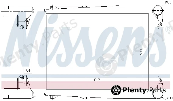 Nissens 97074 — Charge Air Cooler