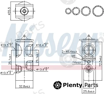 Nissens 999451 — Expansion Valve, air conditioning ** FIRST FIT **