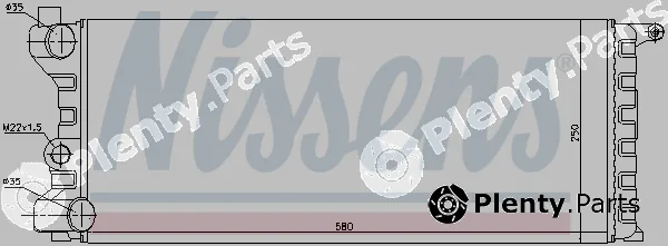 Nissens 690666 — Radiator, engine cooling