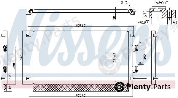 Nissens 941294 — Condenser, air conditioning ** FIRST FIT **