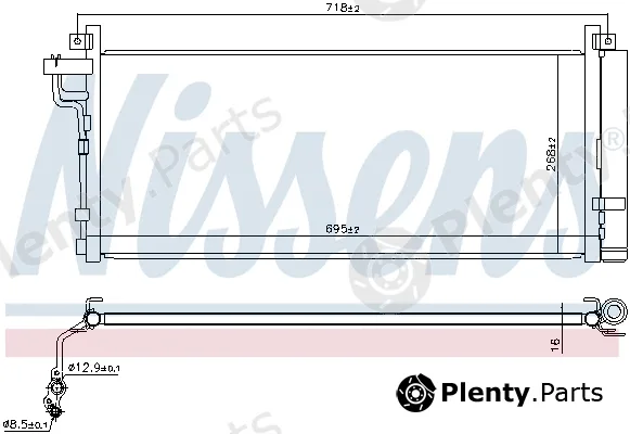 Nissens 940935 — Condenser, air conditioning