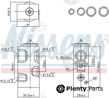 Nissens 999438 — Expansion Valve, air conditioning ** FIRST FIT **