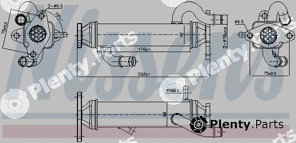 Nissens 989328 — Cooler, exhaust gas recirculation ** FIRST FIT **