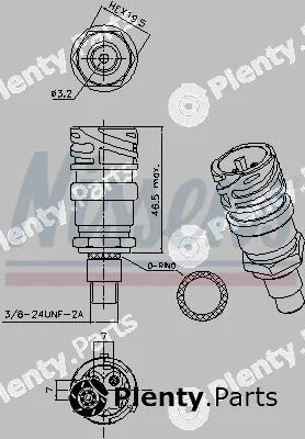 Nissens 301028 — Pressure Switch, air conditioning ** FIRST FIT **