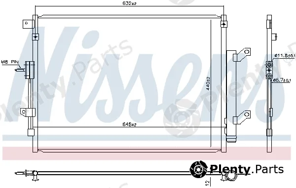 Nissens 940934 — Condenser, air conditioning