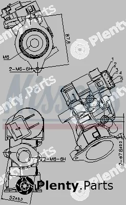 Nissens 98181 — EGR Valve