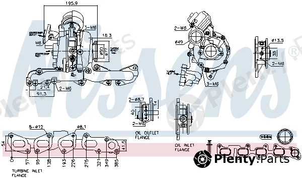Nissens 93506 — Charger, charging (supercharged/turbocharged) ** FIRST FIT **
