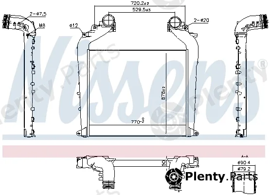 Nissens 961323 — Charge Air Cooler