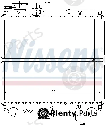 Nissens 695178 — Radiator, engine cooling