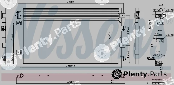 Nissens 940855 — Condenser, air conditioning