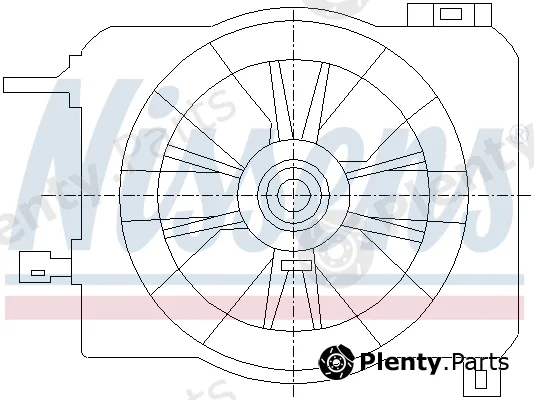 Nissens 85419 — Fan, engine cooling