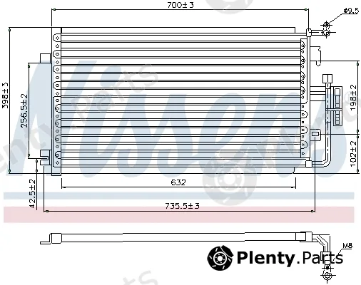 Nissens 94846 — Condenser, air conditioning