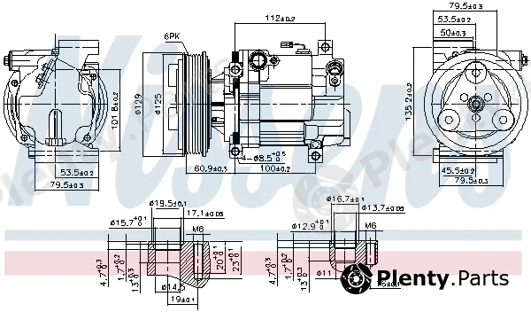 Nissens 89549 — Compressor, air conditioning
