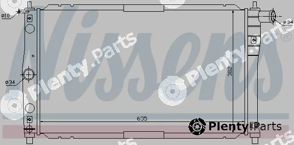 Nissens 698156 — Radiator, engine cooling