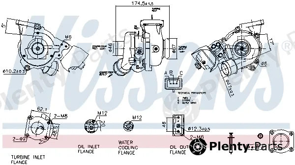 Nissens 93428 — Charger, charging (supercharged/turbocharged) ** FIRST FIT **