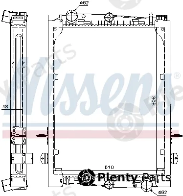 Nissens 61440A — Radiator, engine cooling