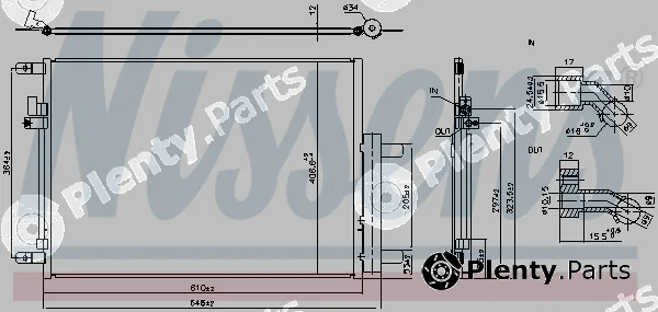 Nissens 941288 — Condenser, air conditioning
