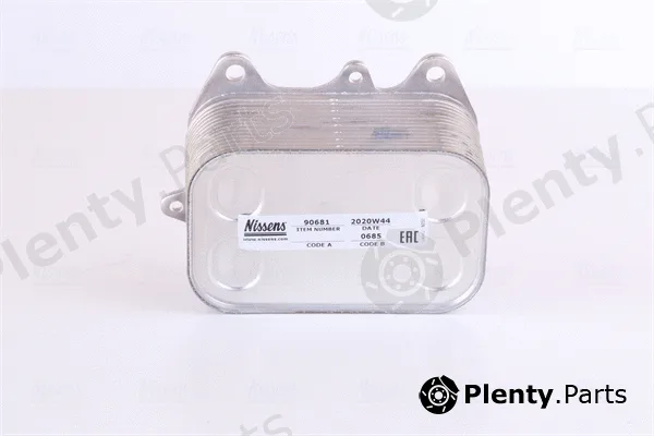 Nissens 90681 — Oil Cooler, engine oil ** FIRST FIT **