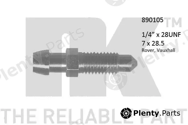 NK 890105 — Breather Screw/Valve