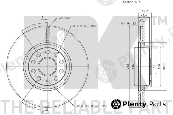 NK 3147115 — Brake Disc