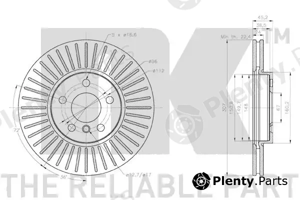 NK 3115118 — Brake Disc
