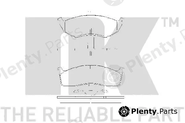 NK 229308 — Brake Pad Set, disc brake