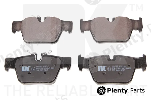 NK 221592 — Brake Pad Set, disc brake