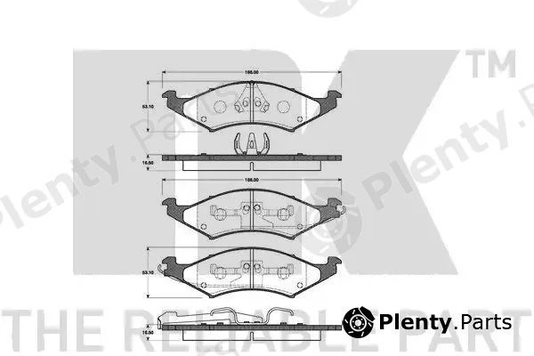 NK 222540 — Brake Pad Set, disc brake