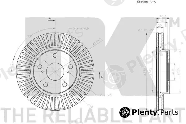NK 3145173 — Brake Disc