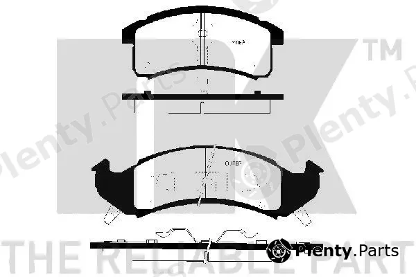 NK 229213 — Brake Pad Set, disc brake