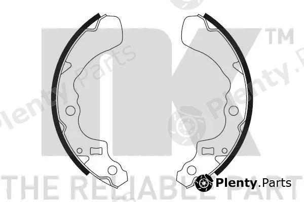 NK 2751504 — Brake Shoe Set