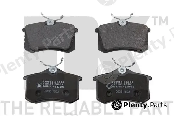 NK 229986 — Brake Pad Set, disc brake