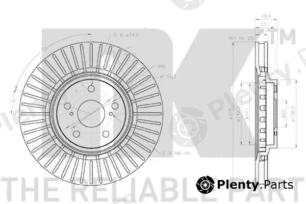 NK 3145176 — Brake Disc