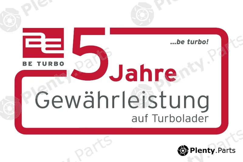 Be Turbo 125023 — Charger, charging (supercharged/turbocharged) 5 YEAR WARRANTY