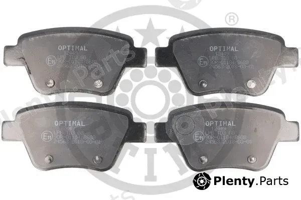 Optimal 12449 — Brake Pad Set, disc brake