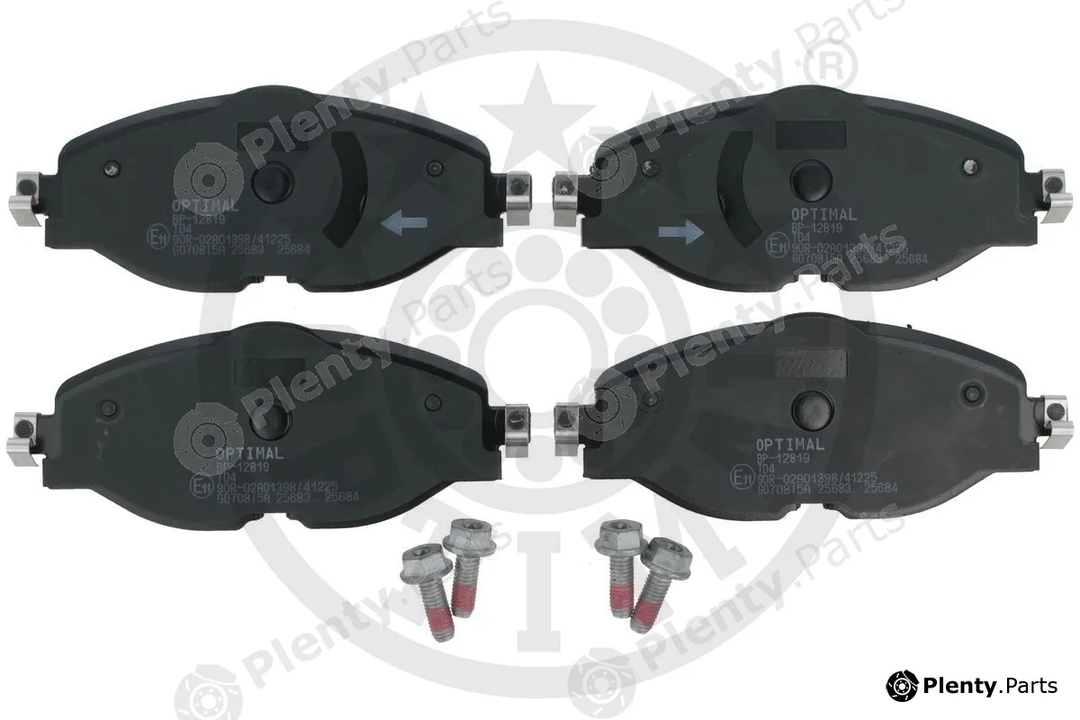 Optimal BP-12819 — Brake Pad Set, disc brake