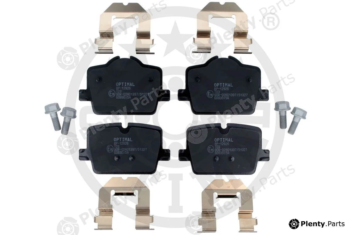 Optimal BP-12926 — Brake Pad Set, disc brake