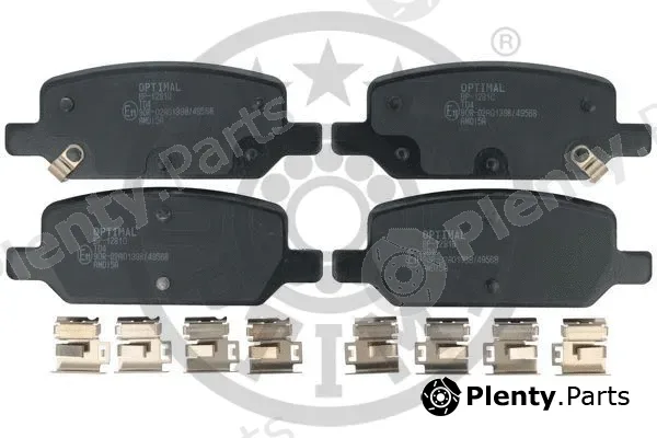 Optimal BP-12810 — Brake Pad Set, disc brake