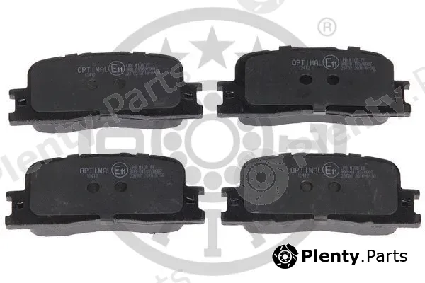 Optimal 12412 — Brake Pad Set, disc brake