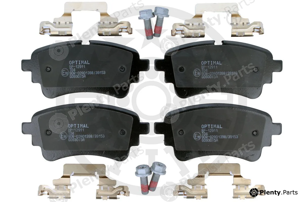 Optimal BP-12911 — Brake Pad Set, disc brake