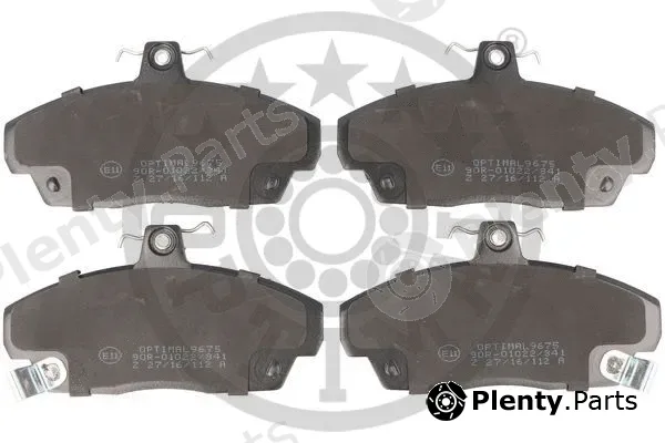 Optimal 9675 — Brake Pad Set, disc brake