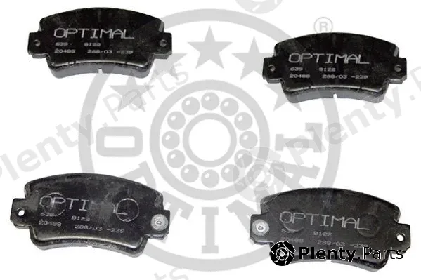 Optimal 8122 — Brake Pad Set, disc brake