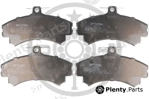 Optimal BP-10074 — Brake Pad Set, disc brake
