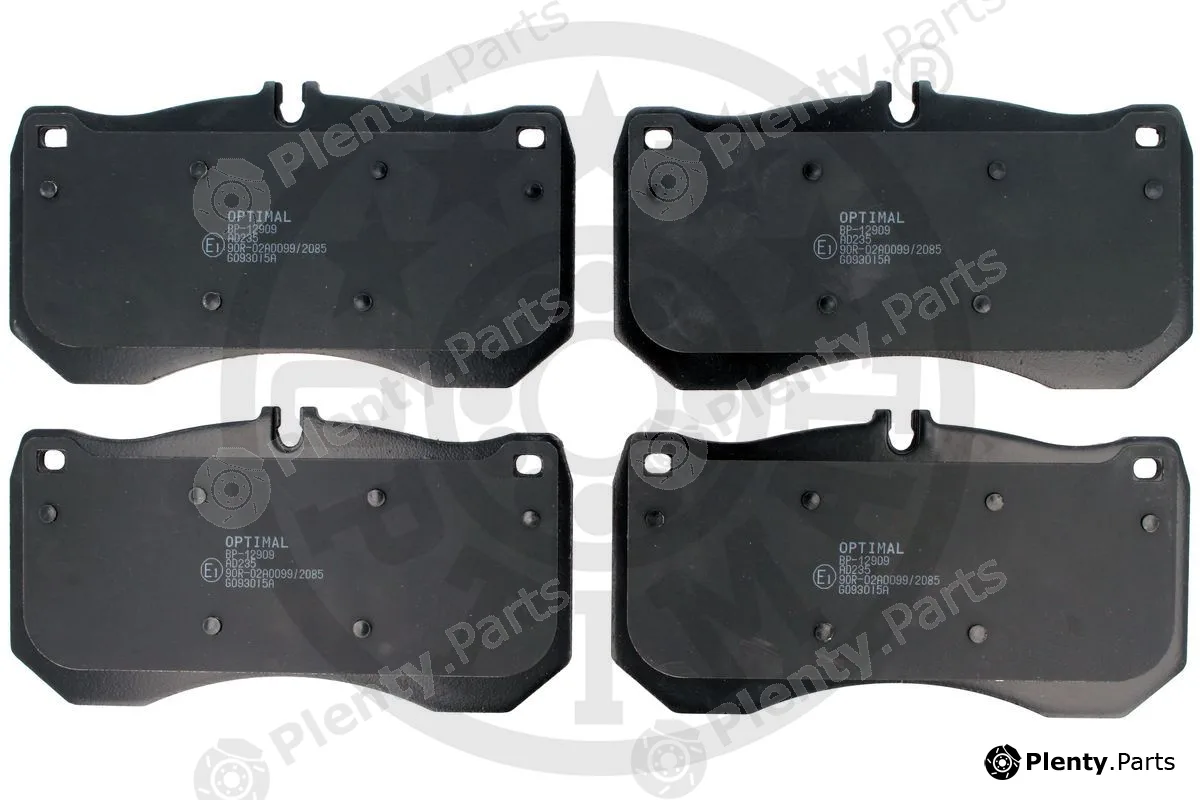 Optimal BP-12909 — Brake Pad Set, disc brake