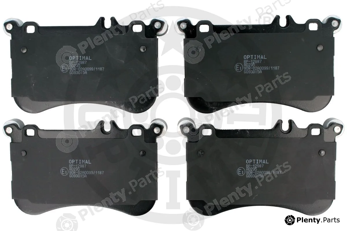 Optimal BP-12987 — Brake Pad Set, disc brake