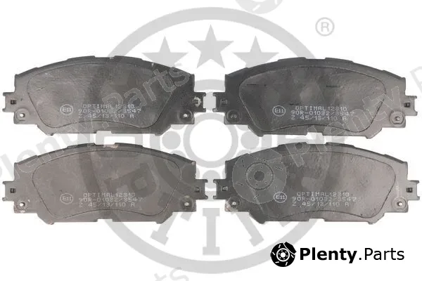 Optimal 12310 — Brake Pad Set, disc brake