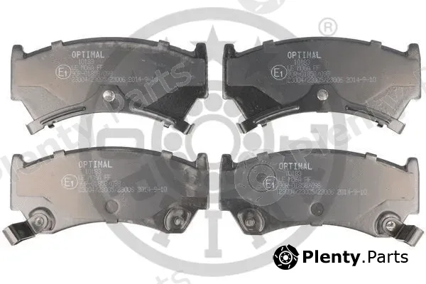 Optimal 10183 — Brake Pad Set, disc brake